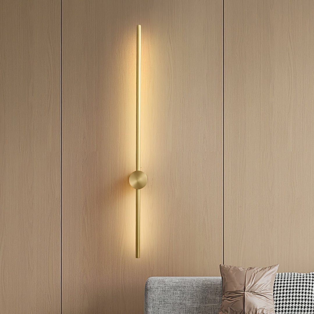 Minimalistisk Vertikal Vägglampa