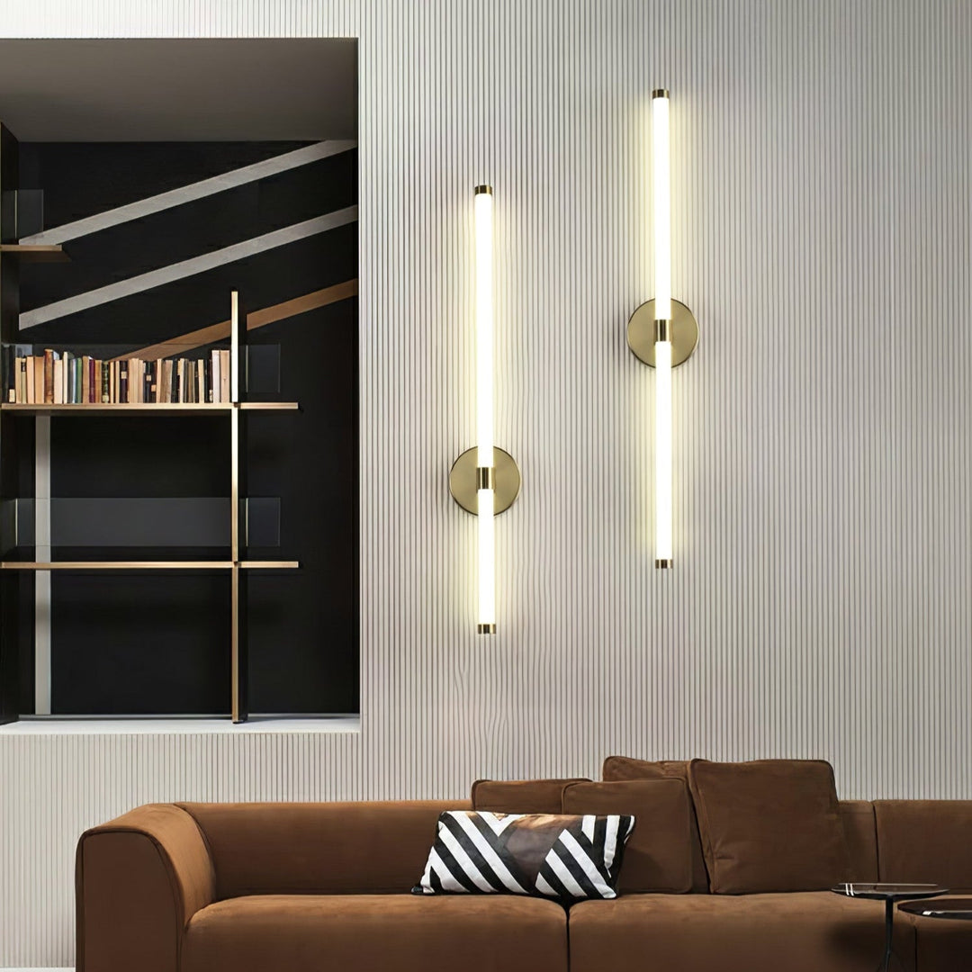 Minimalistisk Vertikal Vägglampa