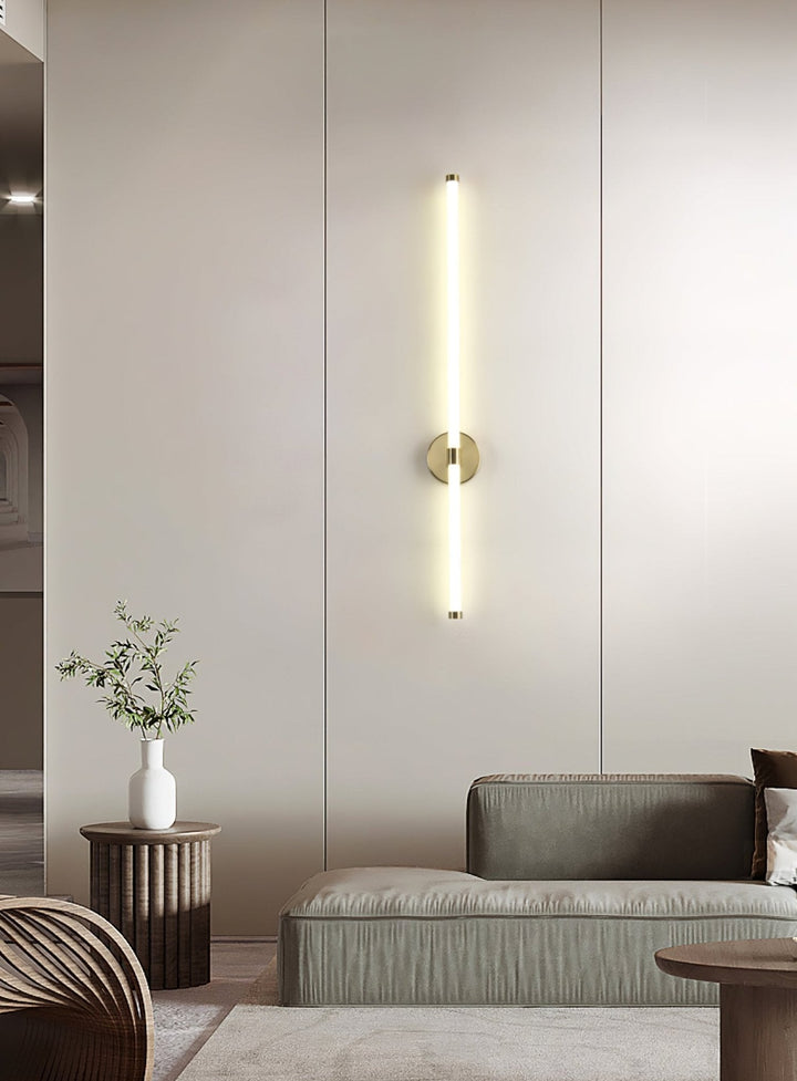 Minimalistisk Vertikal Vägglampa