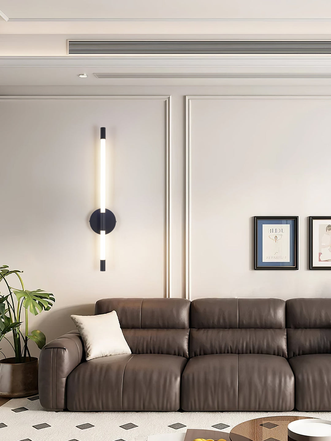 Minimalistisk Vertikal Vägglampa