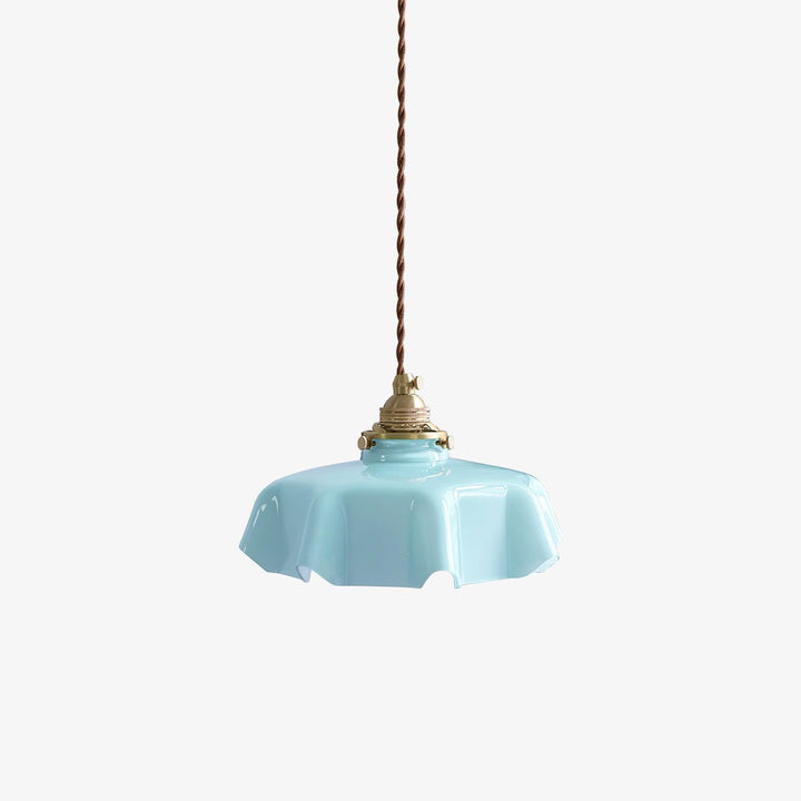 Fransk Blomma Pendant Swag Lampa