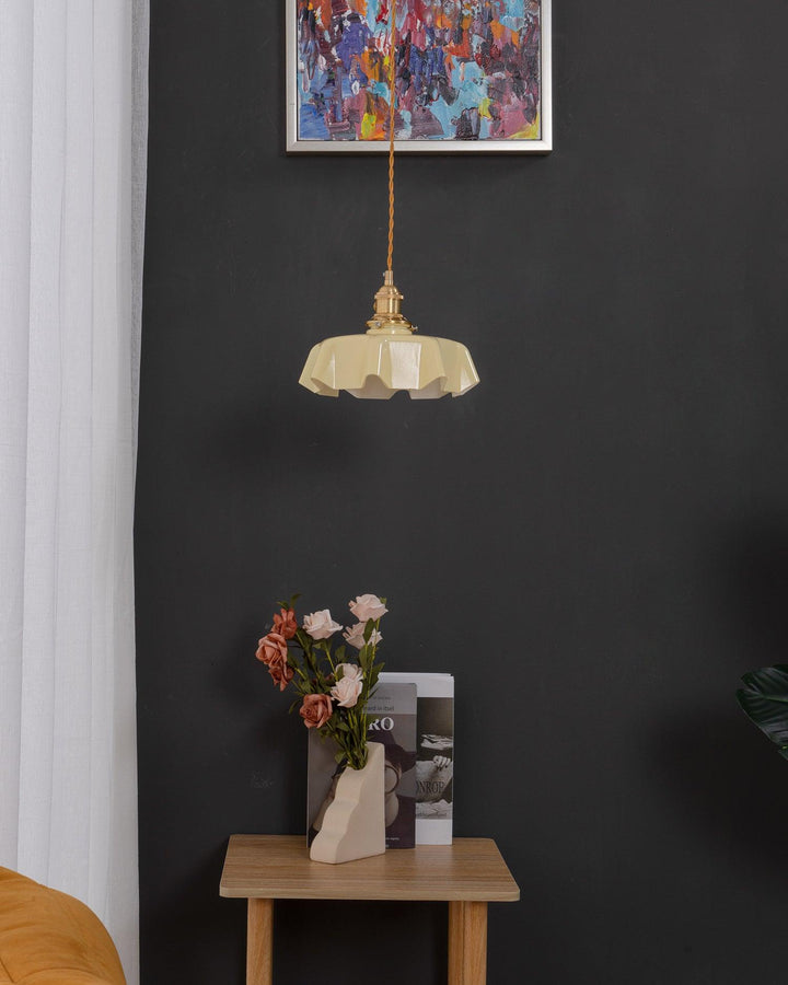 Fransk Blomma Pendellampa