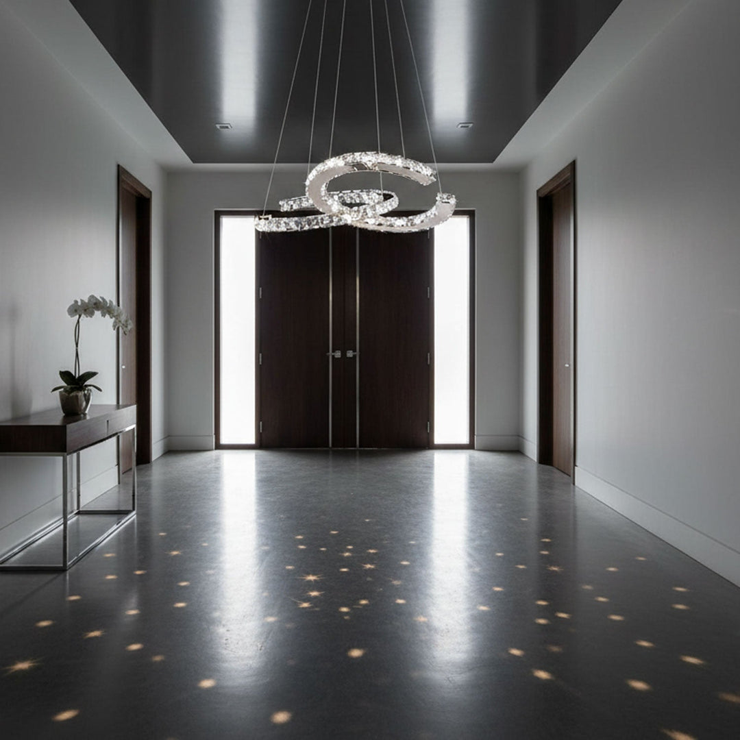 Modern Kristall Dubbel C Kandelaber