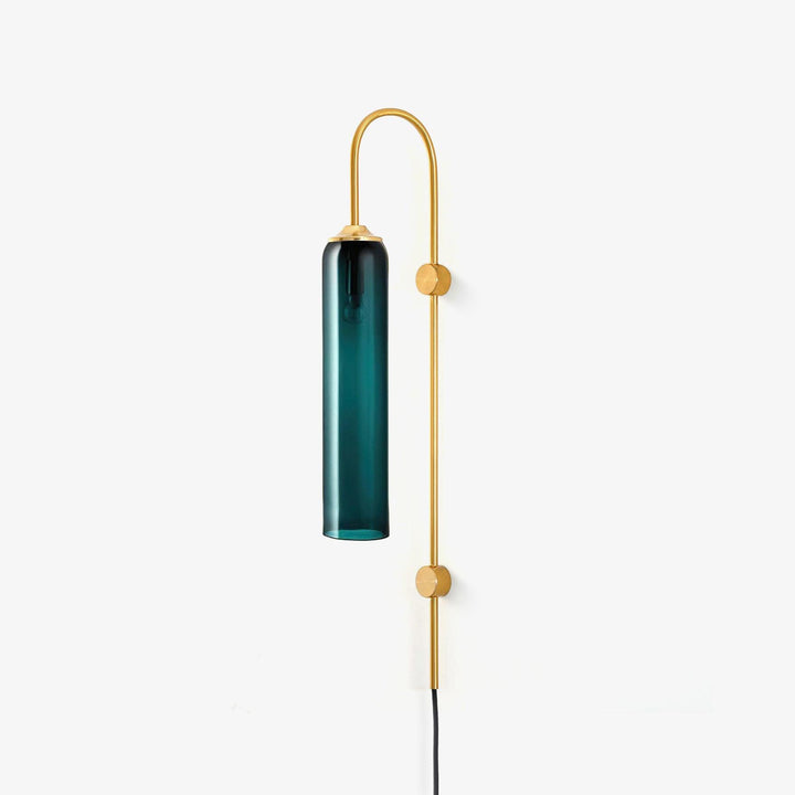 Modern Glas Vägglampa med Stickkontakt