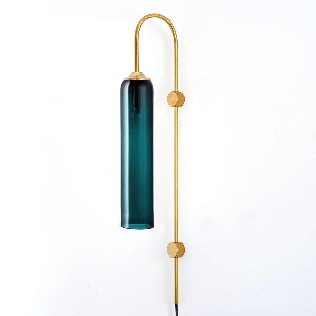 Modern Glas Vägglampa med Stickkontakt