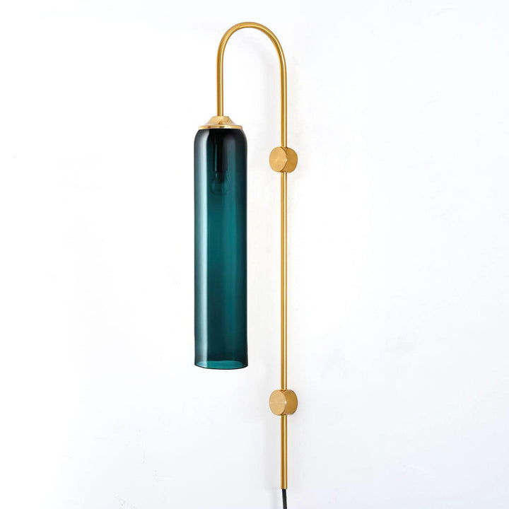 Modern Glas Vägglampa med Stickkontakt