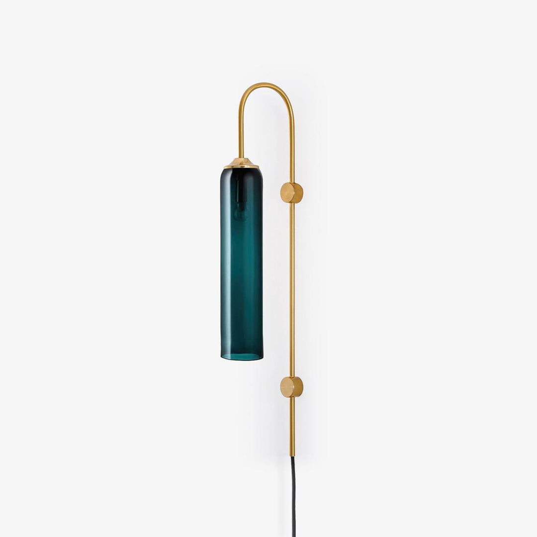 Modern Glas Vägglampa med Stickkontakt