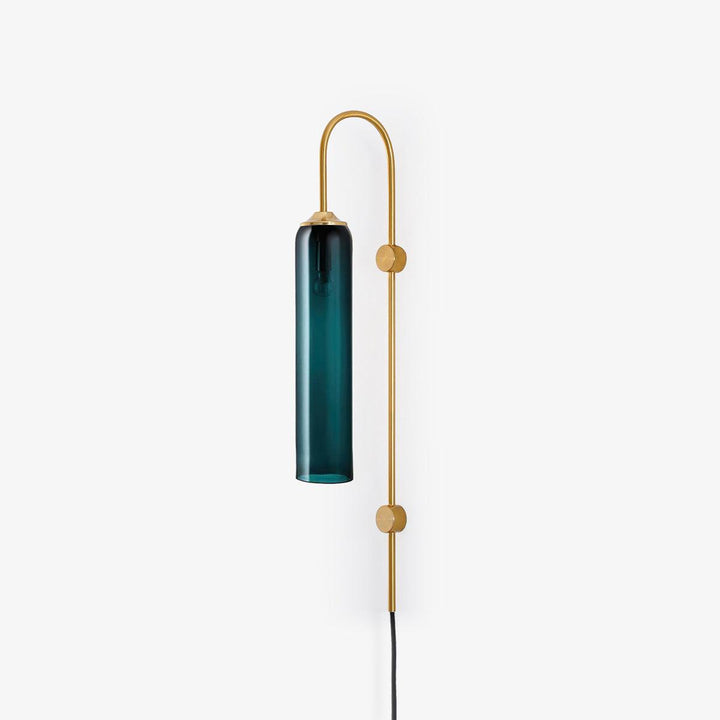 Modern Glas Vägglampa med Stickkontakt