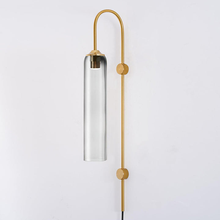 Modern Glas Vägglampa med Stickkontakt