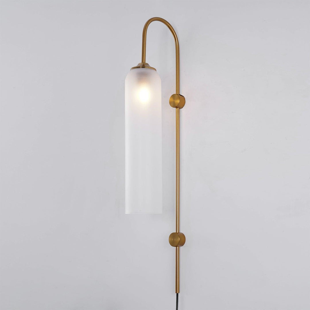 Modern Glas Vägglampa med Stickkontakt