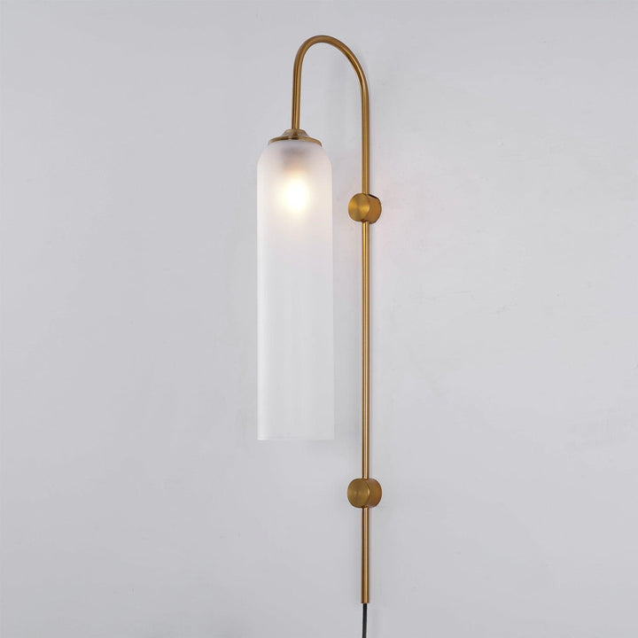 Modern Glas Vägglampa med Stickkontakt