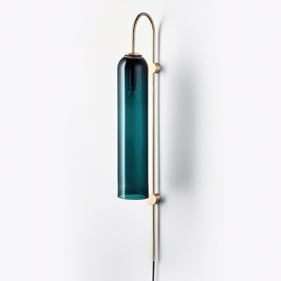 Modern Glas Vägglampa med Stickkontakt