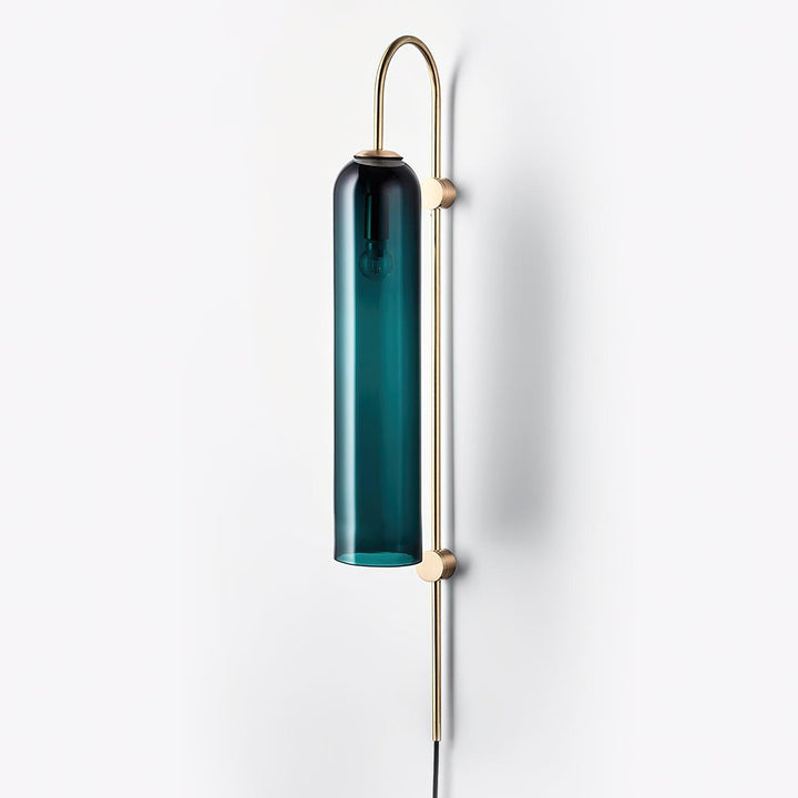 Modern Glas Vägglampa med Stickkontakt