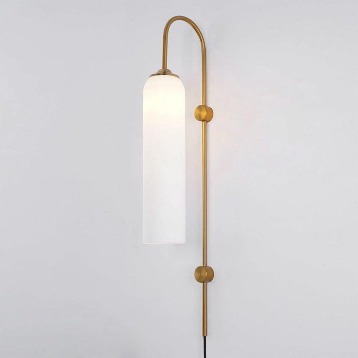 Modern Glas Vägglampa med Stickkontakt