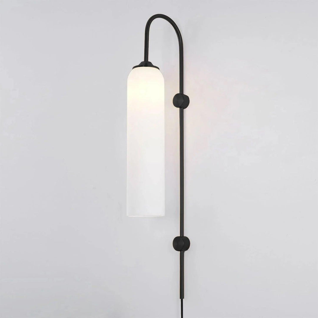 Modern Glas Vägglampa med Stickkontakt