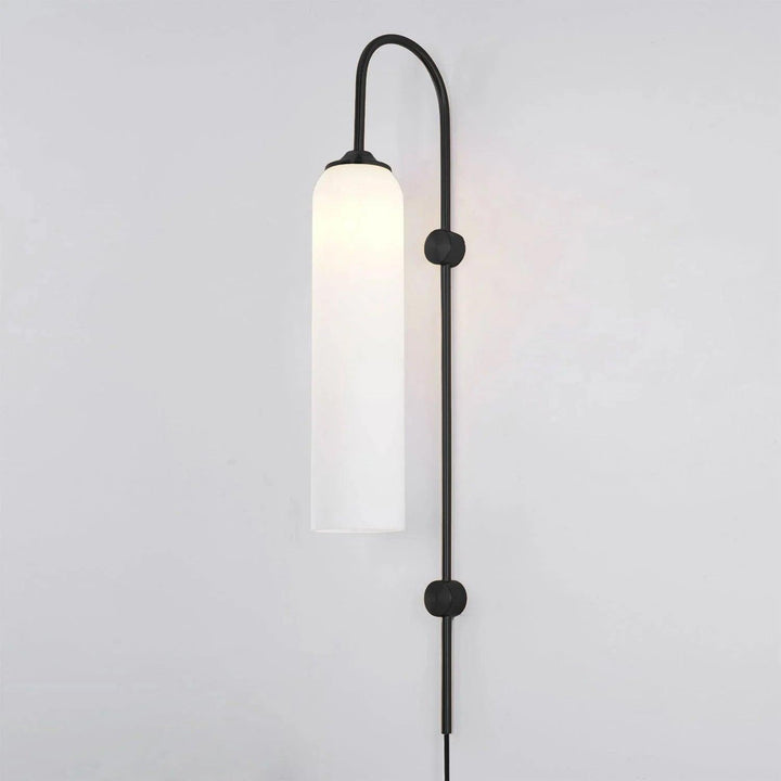 Modern Glas Vägglampa med Stickkontakt