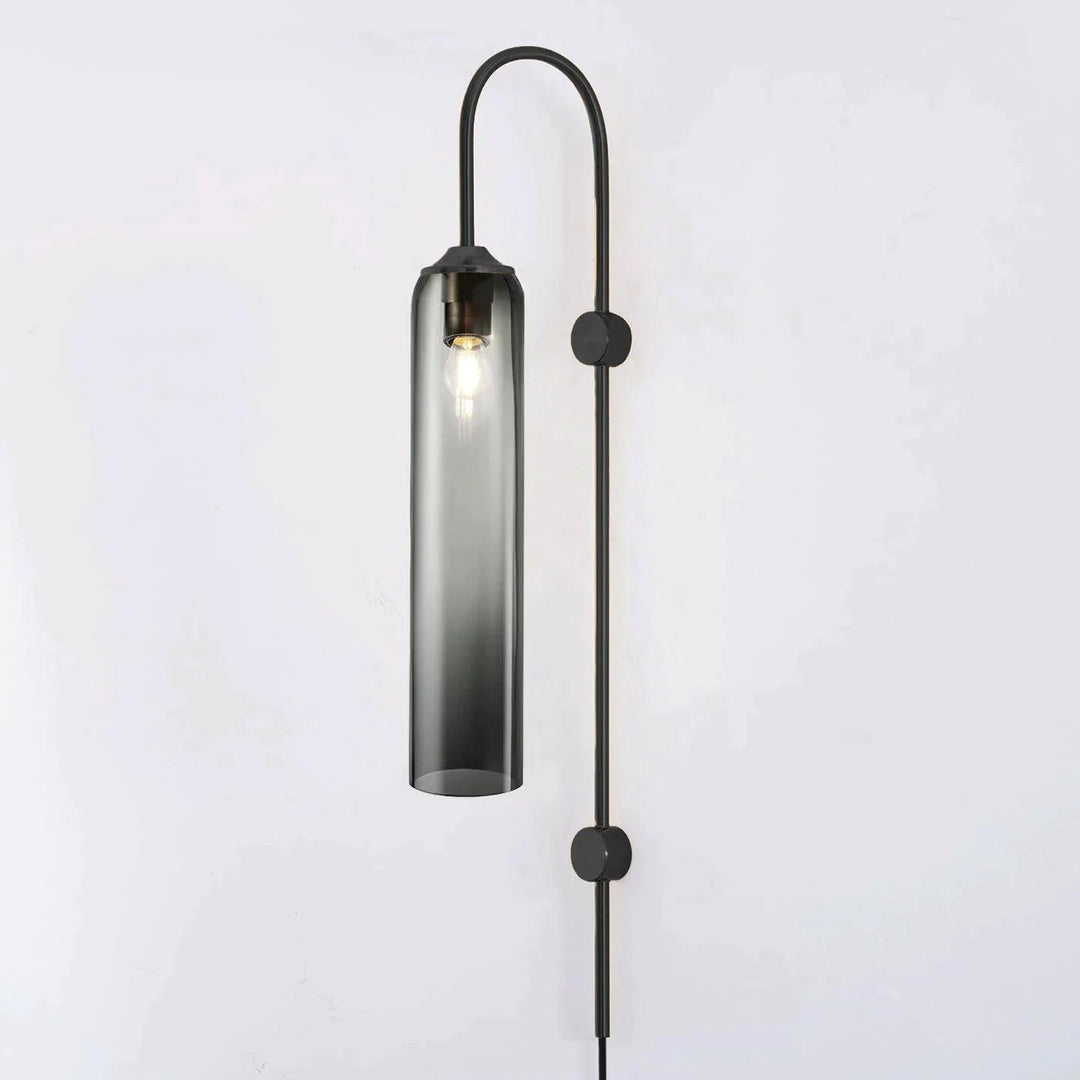 Modern Glas Vägglampa med Stickkontakt