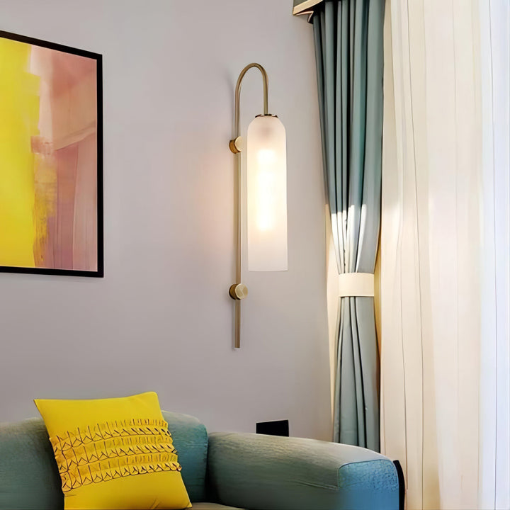 Modern Glasvägglampa