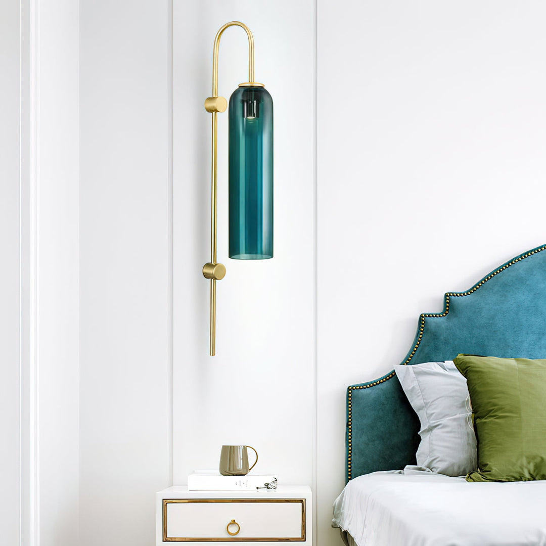 Modern Glasvägglampa