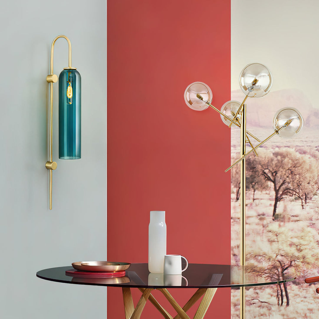 Modern Glasvägglampa