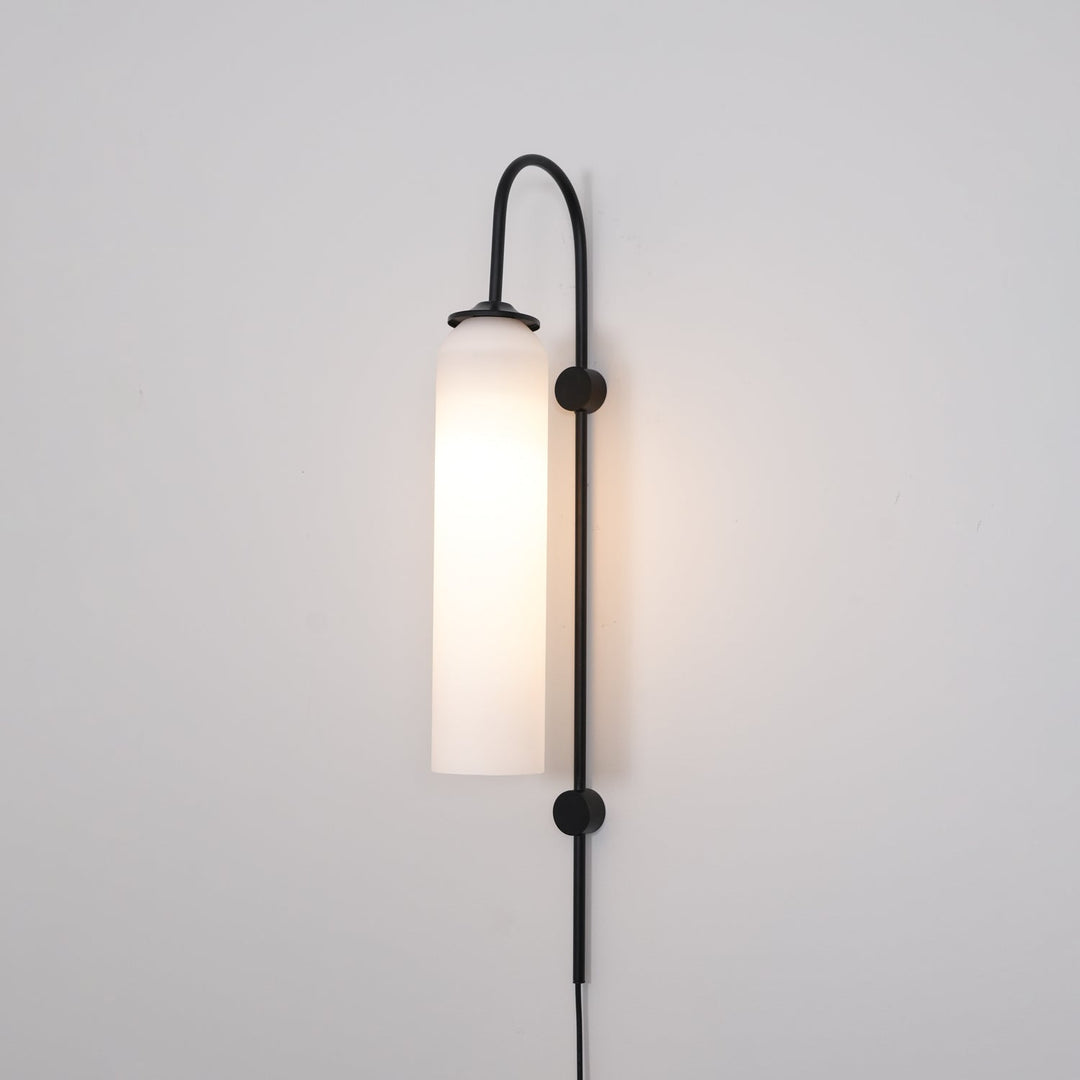 Modern Glas Vägglampa med Stickkontakt