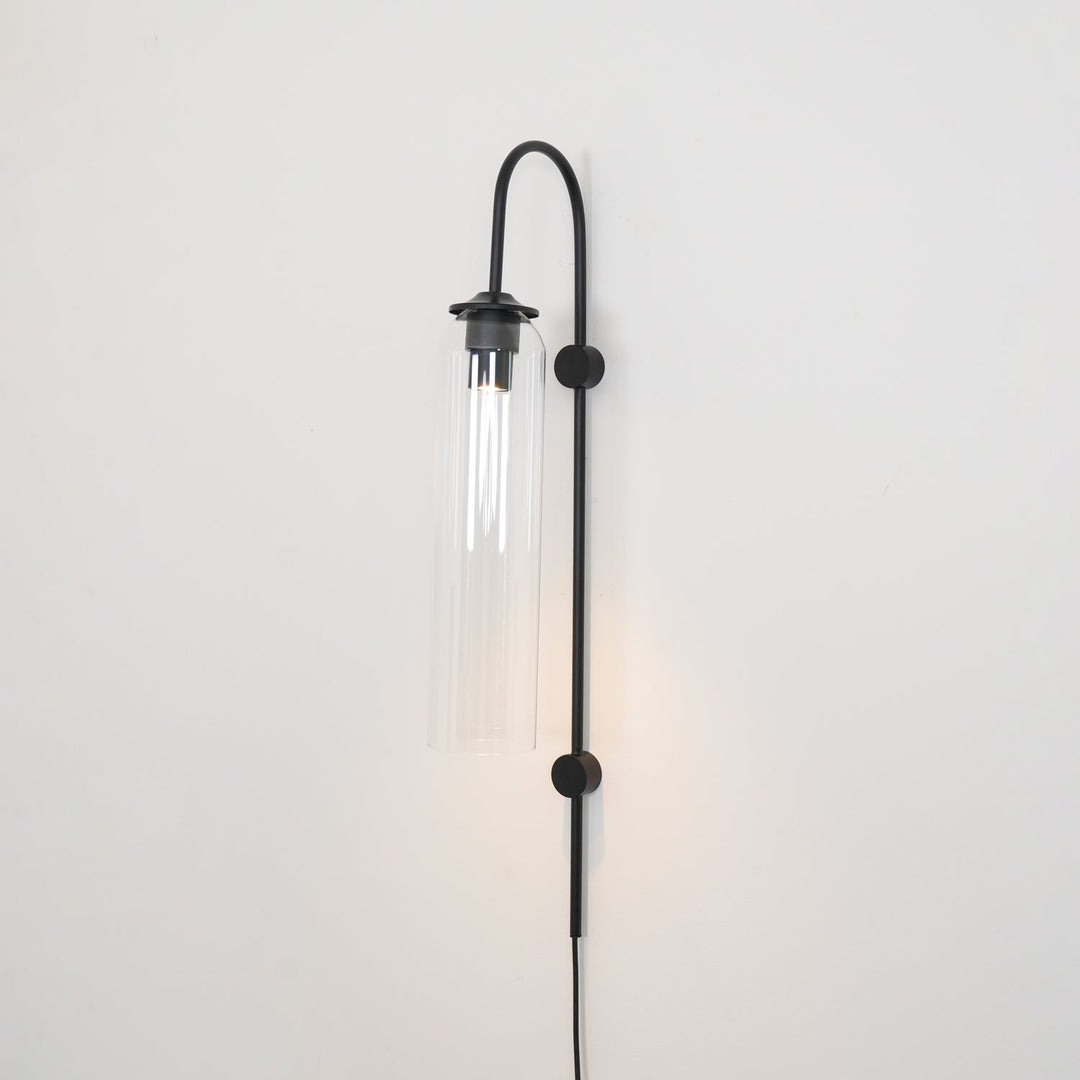 Modern Glas Vägglampa med Stickkontakt