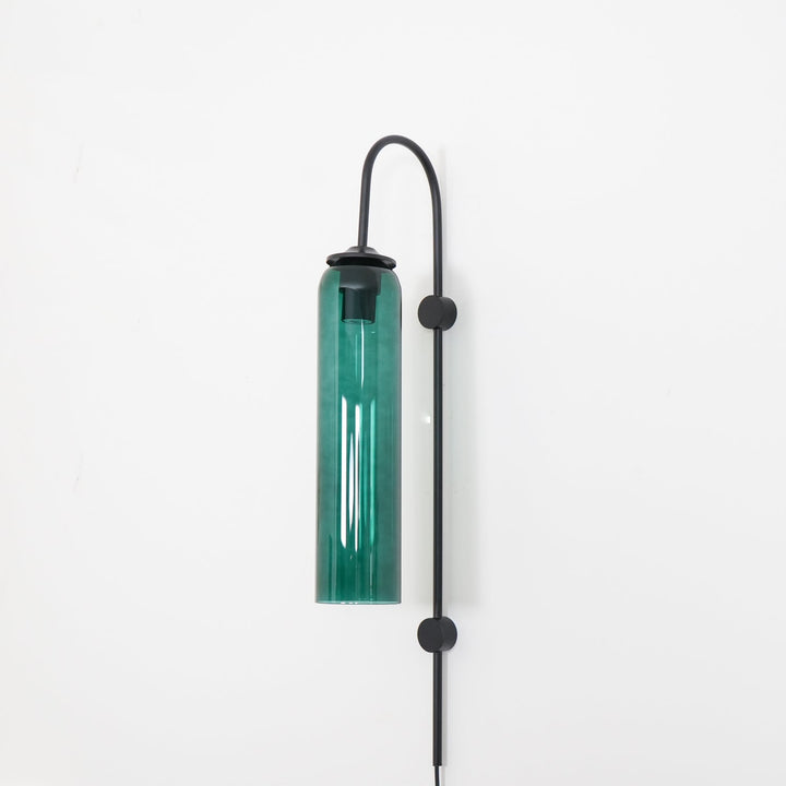 Modern Glas Vägglampa med Stickkontakt