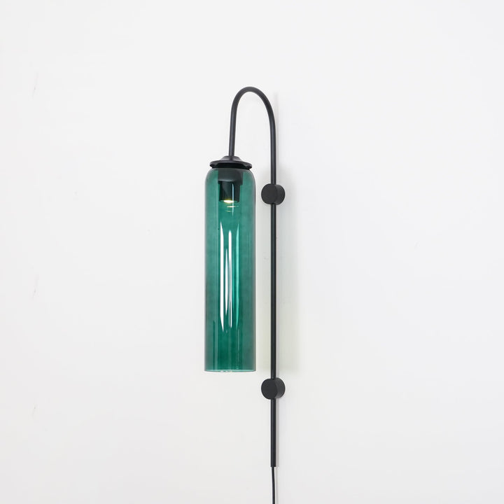 Modern Glas Vägglampa med Stickkontakt