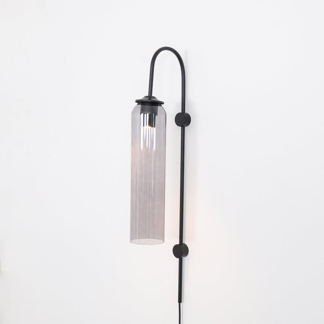 Modern Glas Vägglampa med Stickkontakt