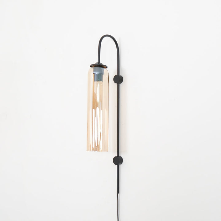 Modern Glas Vägglampa med Stickkontakt