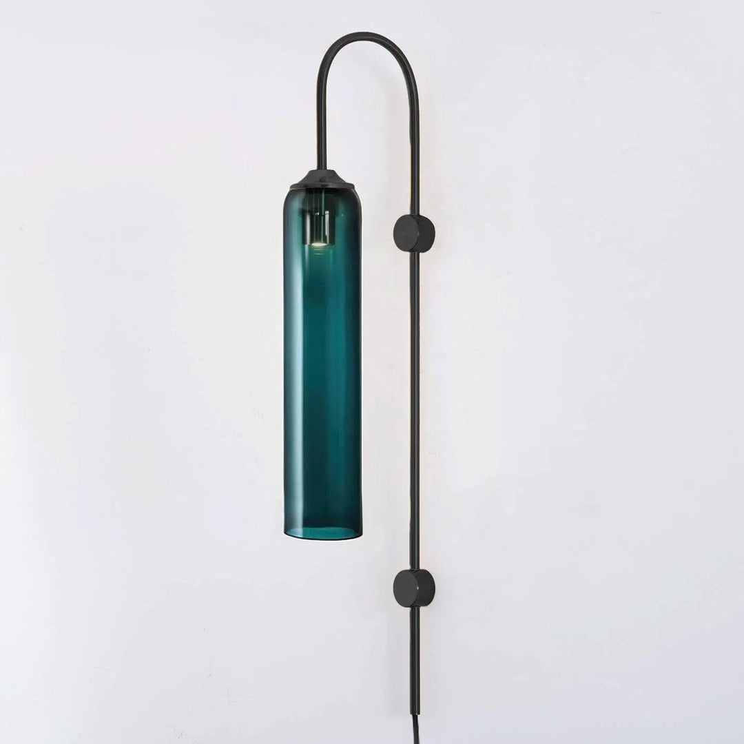 Modern Glas Vägglampa med Stickkontakt