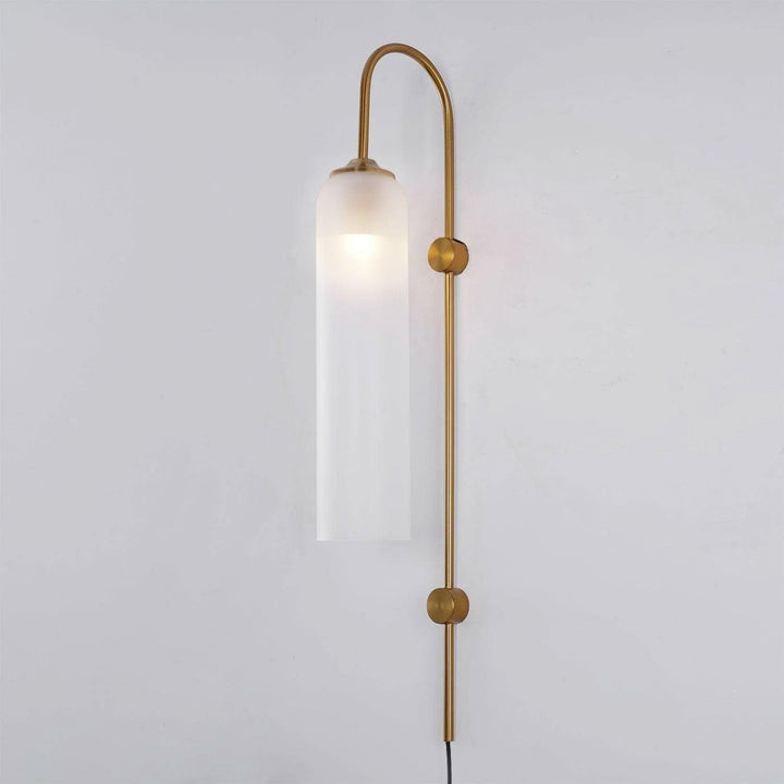 Modern Glas Vägglampa med Stickkontakt