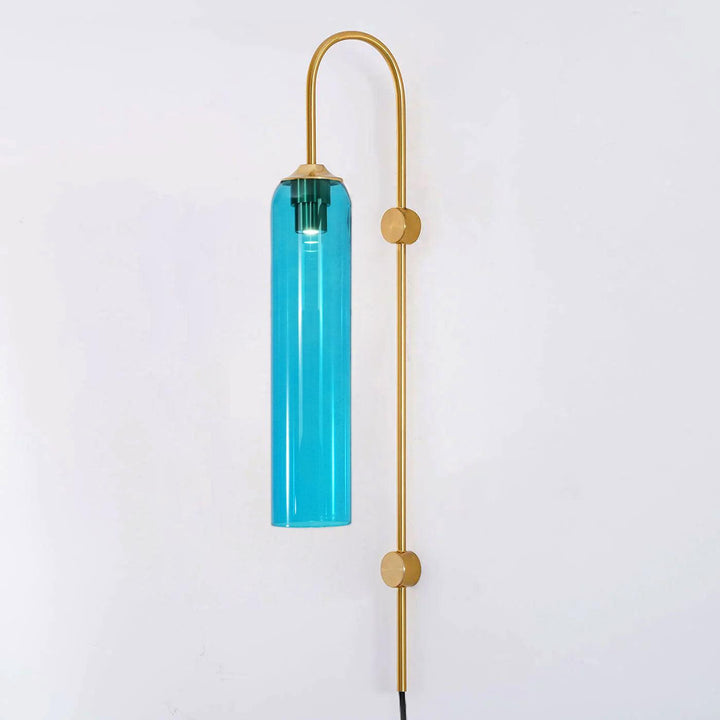 Modern Glas Vägglampa med Stickkontakt