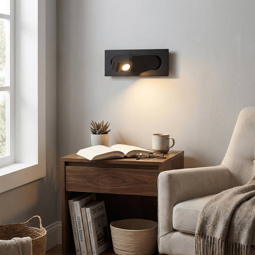 Modern LED Sänglampa för Läsning