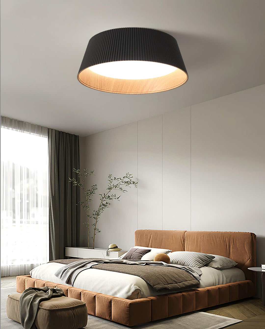 Modern Ribbad Taklampa