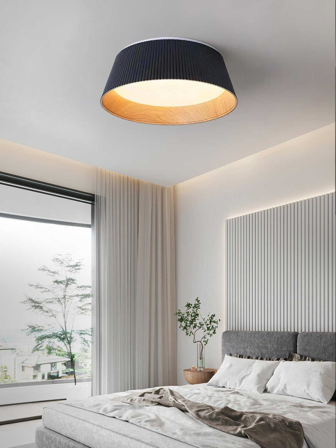 Modern Ribbad Taklampa
