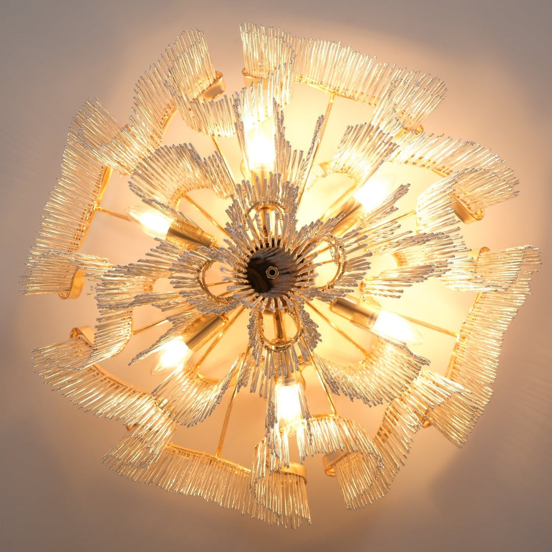 Modern Fringed Taklampa