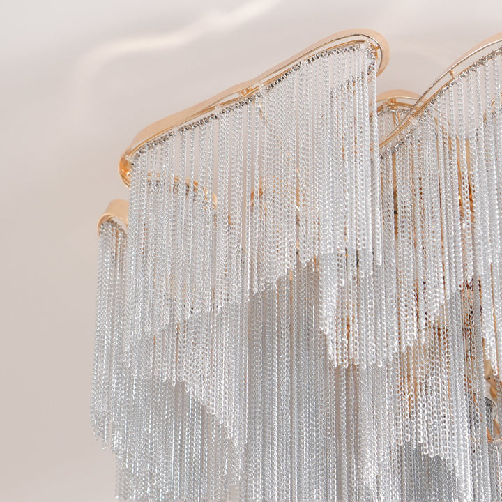 Modern Fringed Taklampa