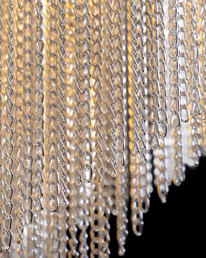 Modern Fringed Taklampa