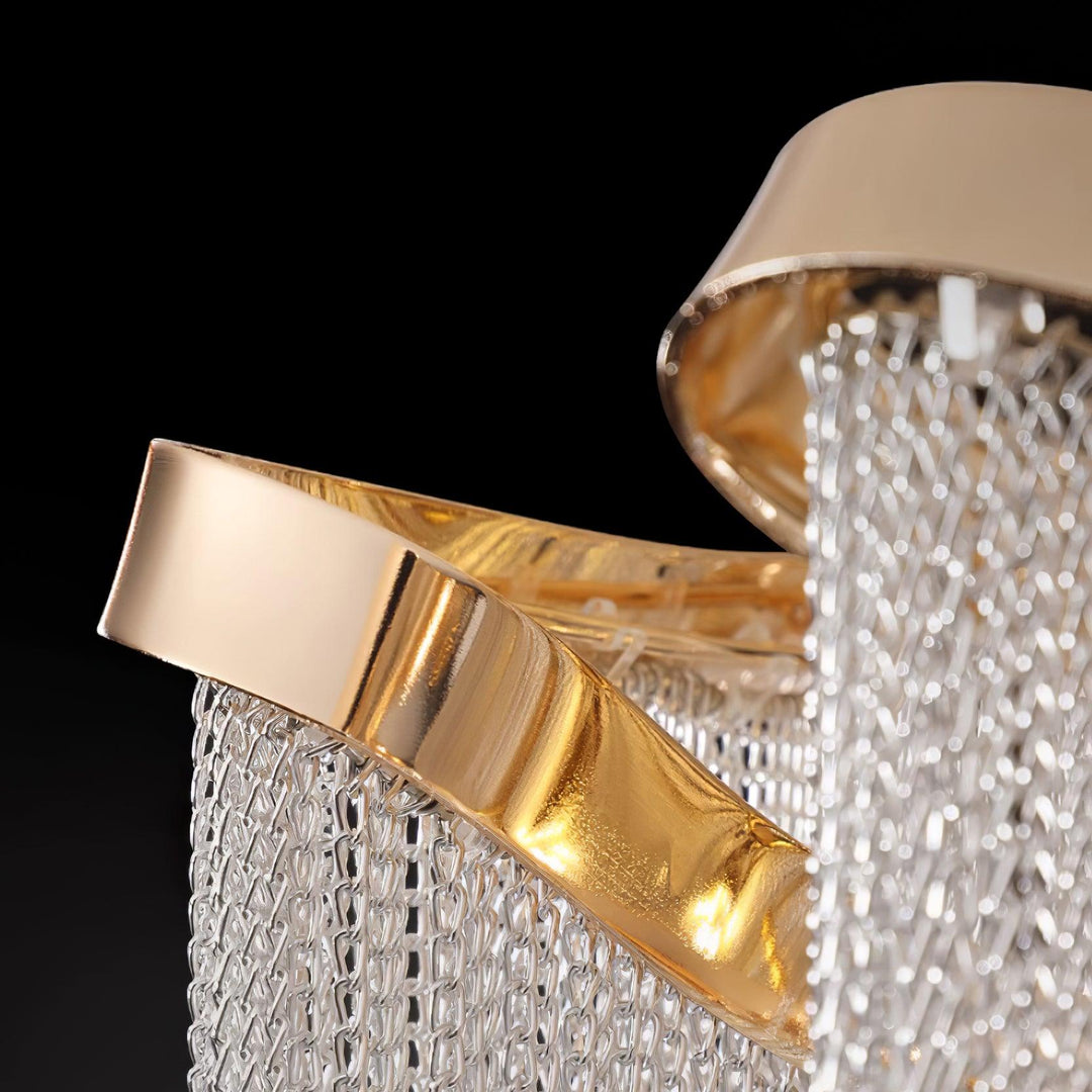 Modern Fringed Taklampa