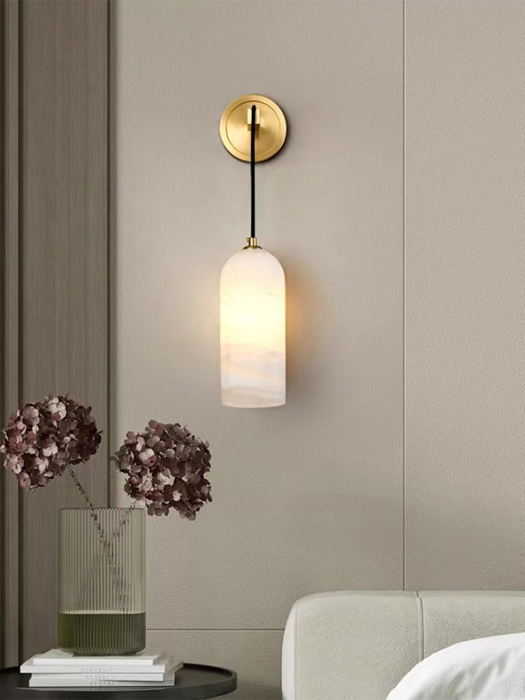 Monty Alabaster Vägglampa