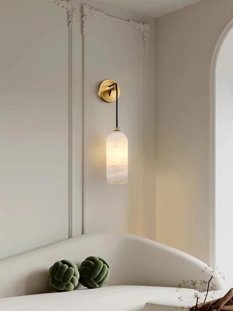 Monty Alabaster Vägglampa