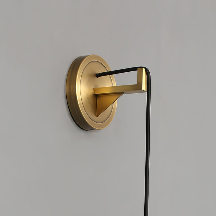 Monty Alabaster Vägglampa med Kontakt