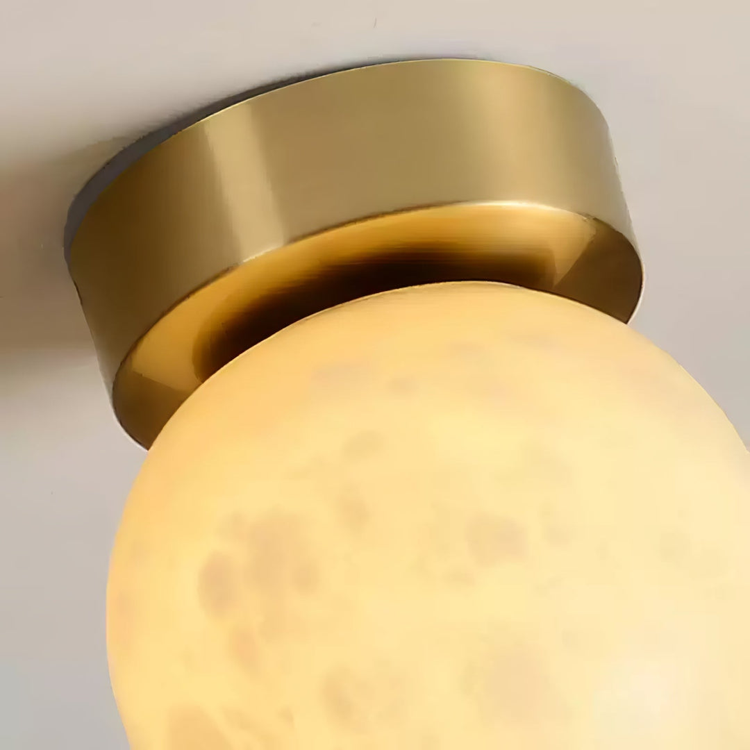 Måne Alabaster Taklampa