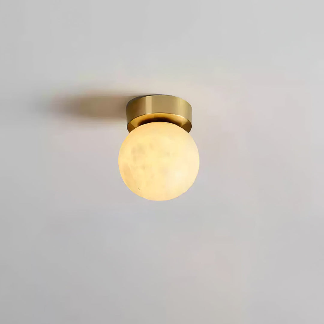 Måne Alabaster Taklampa