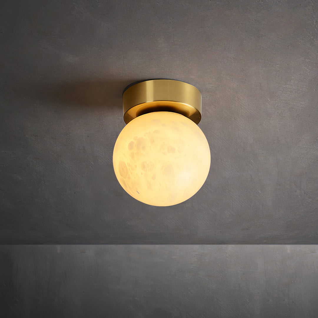 Måne Alabaster Taklampa
