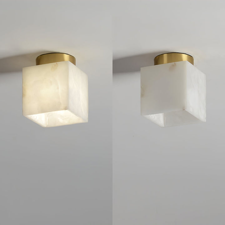 Måne Alabaster Taklampa