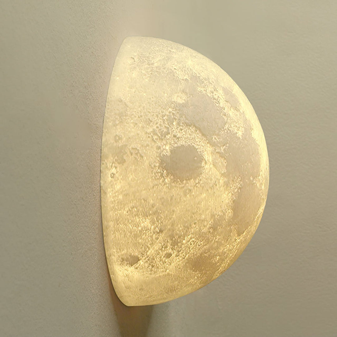 Måne 3D Vägglampa