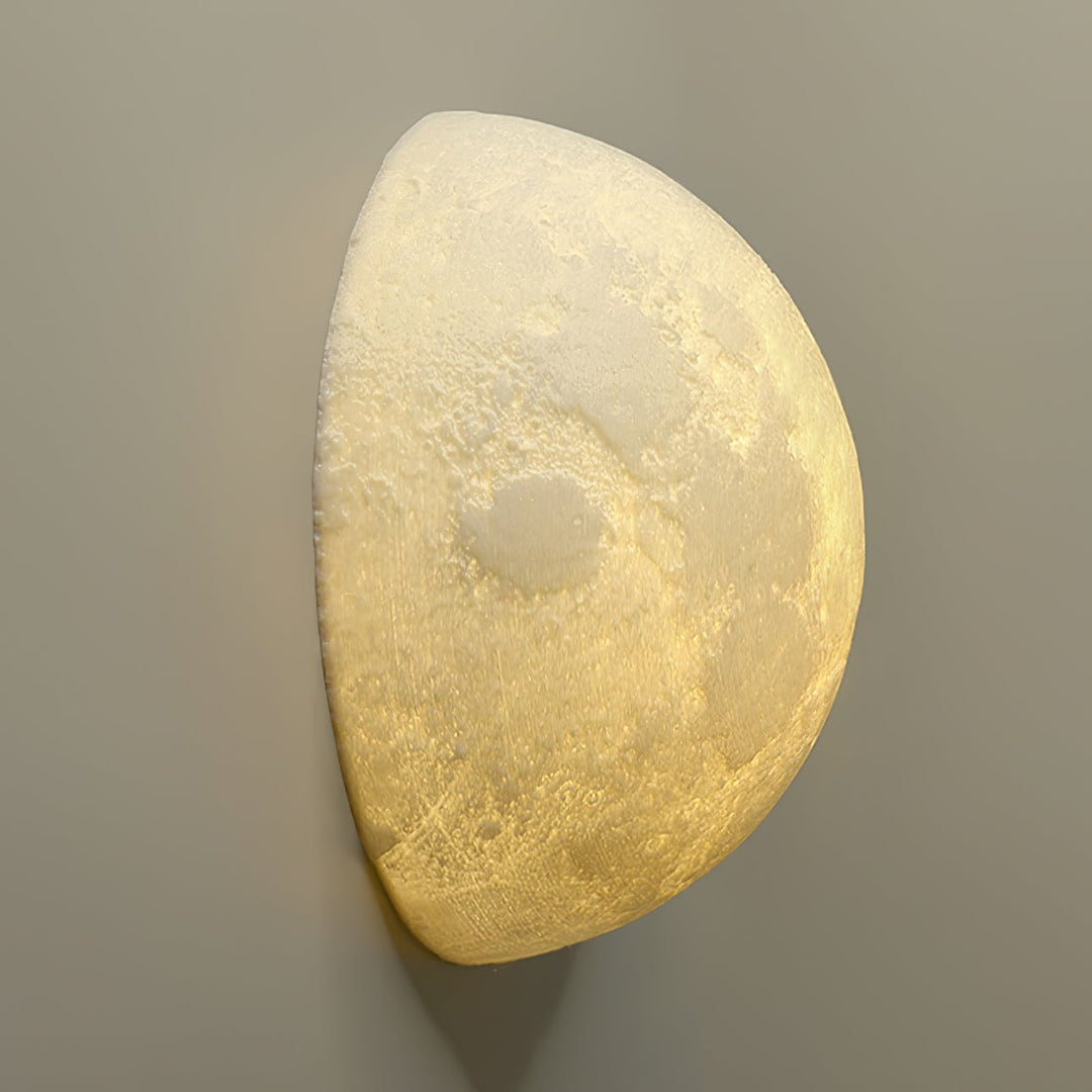 Måne 3D Vägglampa
