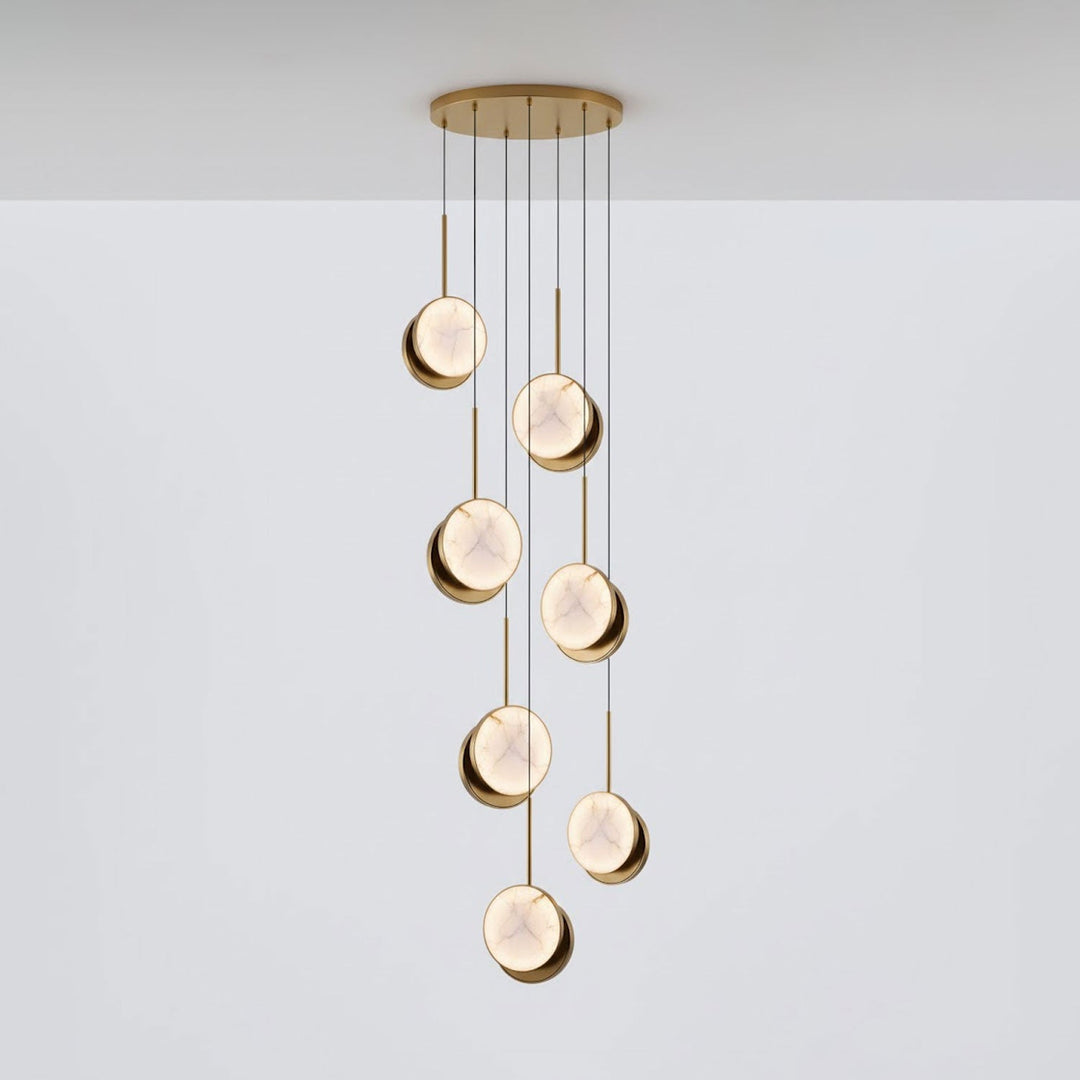 Moonshade Alabaster Pendellampa